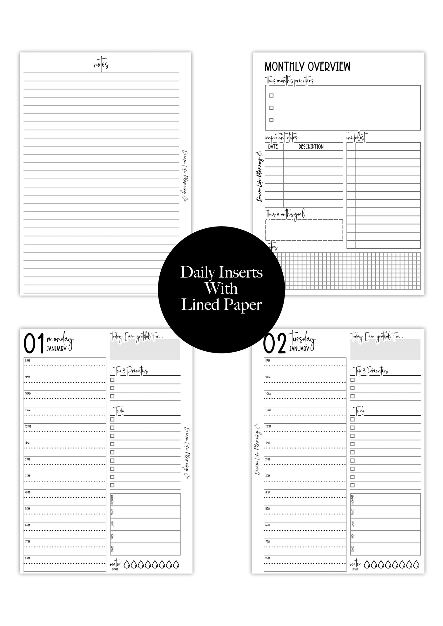 Daily Planner Bundle