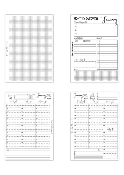 2026 - A5 Hourly Wide Columns