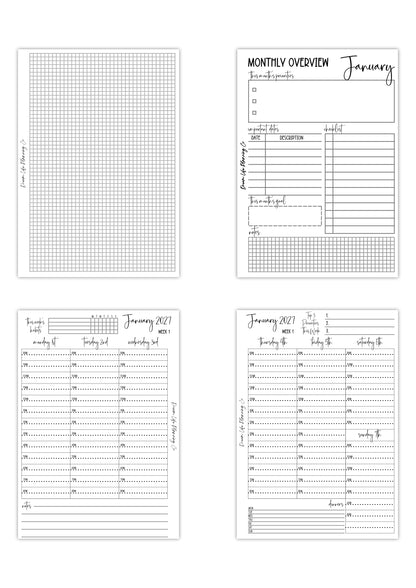 2027 - A5 Hourly Wide Columns