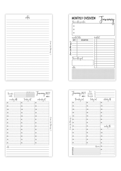 2027 - A5 Hourly Wide Columns
