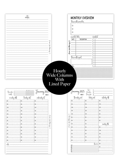 Hourly Planner Bundle