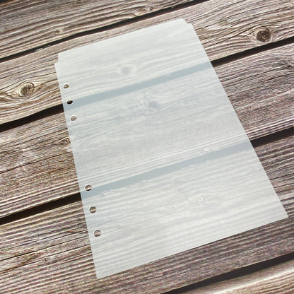 A5 Frosted Top Tab Dashboard Divider