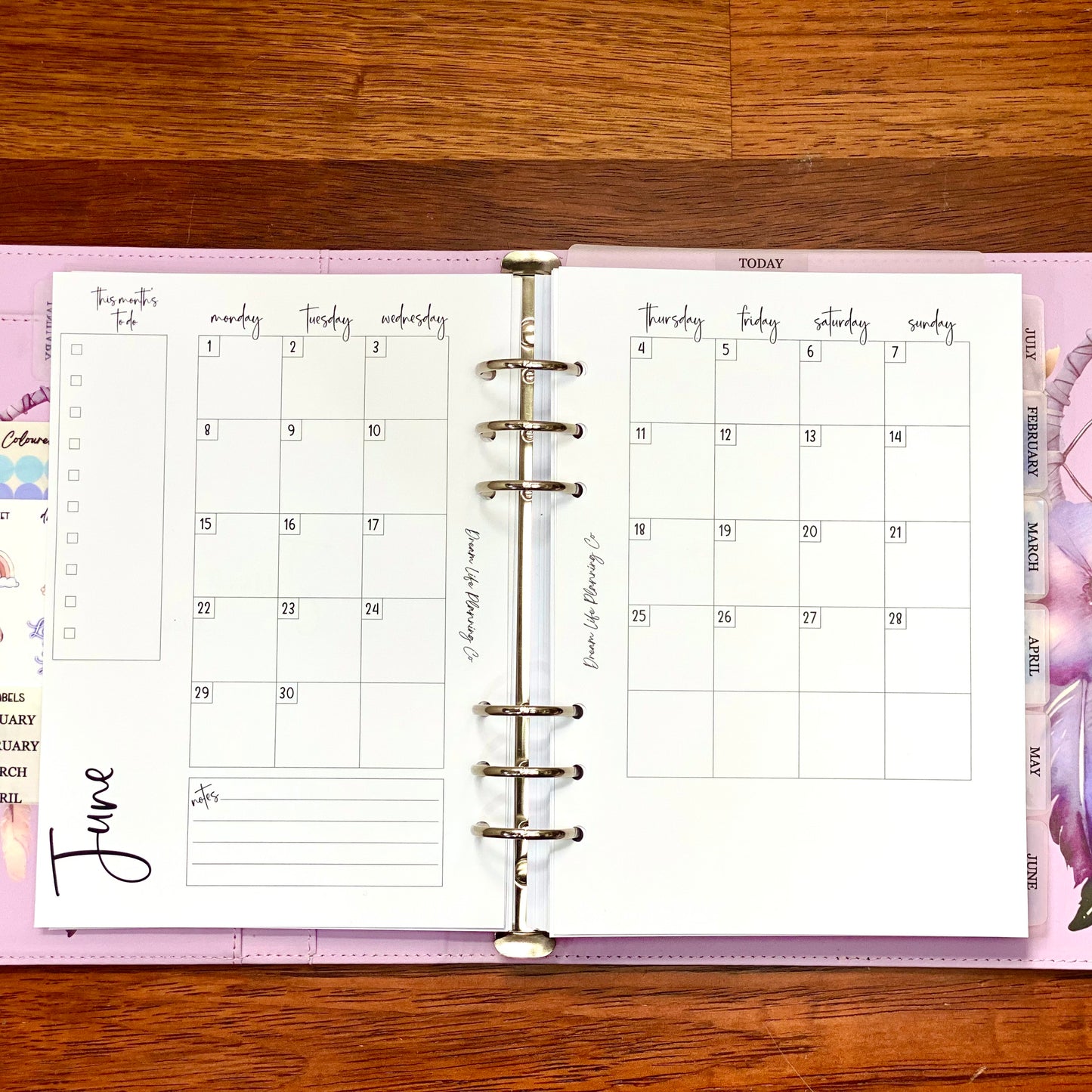 2026 - MO2P Month On Two Pages