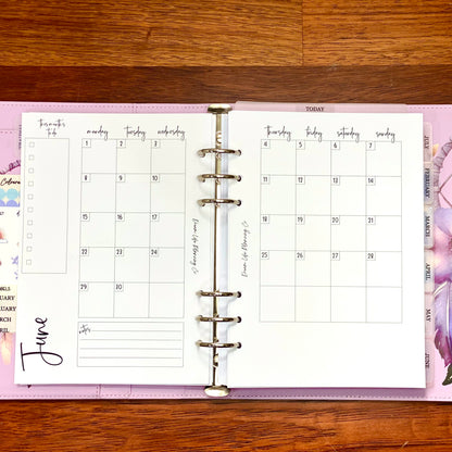 2026 - MO2P Month On Two Pages