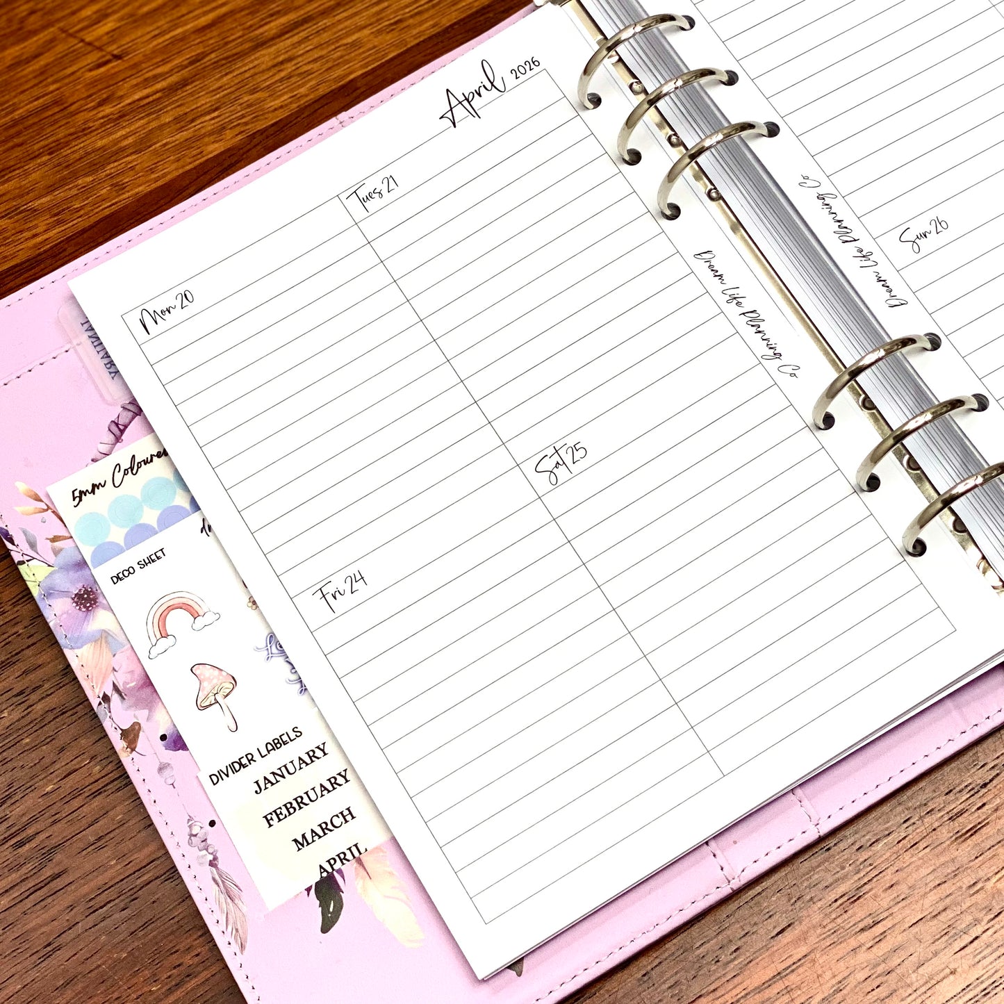 WO2P Quarter Boxes - Planner Bundle (Week On 2 Pages)