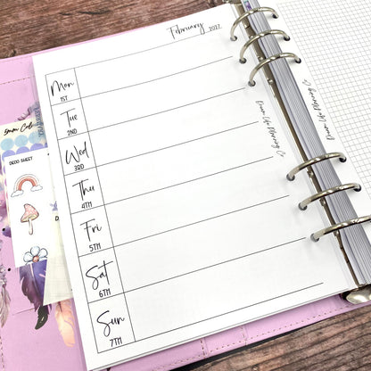 WO1P - Planner Bundle (Week On 1 Page) - 2027