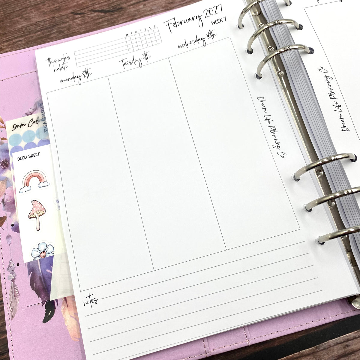 Weekly Vertical Planner Bundle - 2027