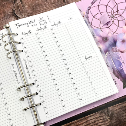 Hourly Planner Bundle - 2027