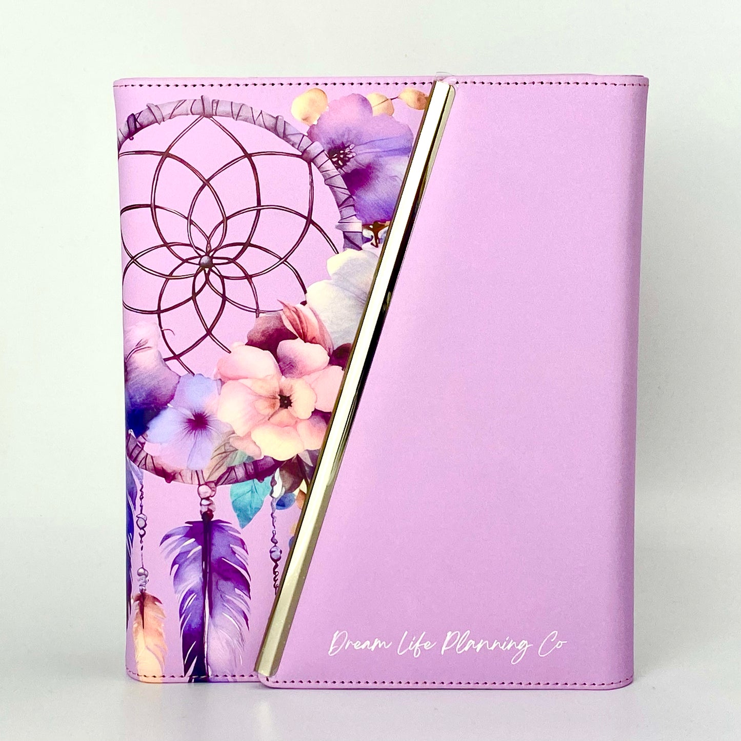 A5 Rings Vegan Leather Planner Cover - Dream Catcher