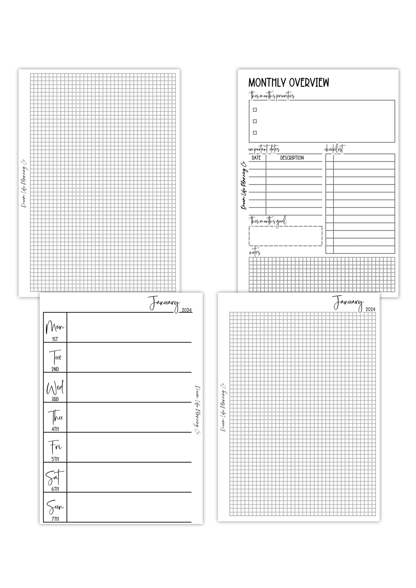 2025 - WO1P Week On One Page