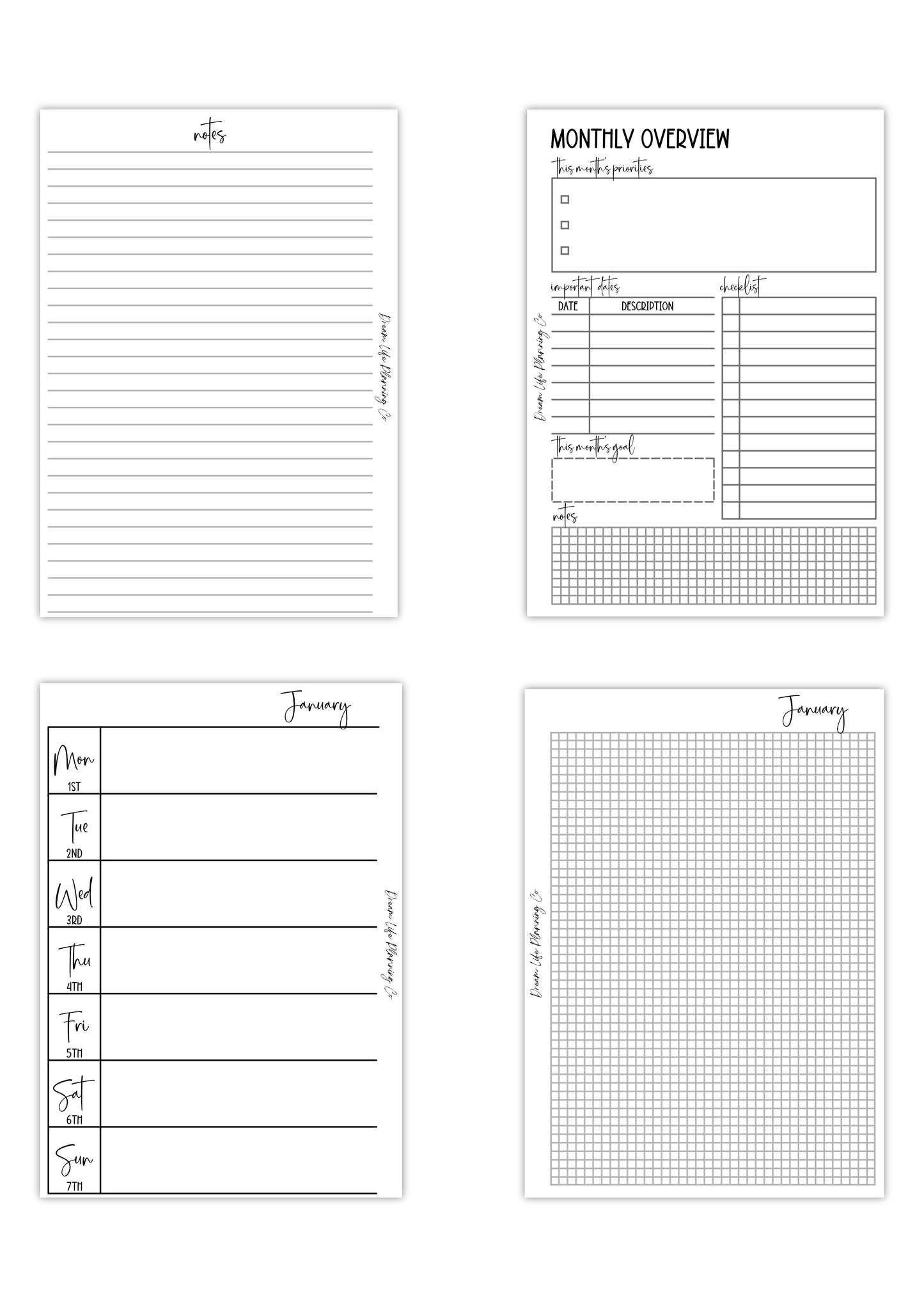 2026 - WO1P Week On One Page