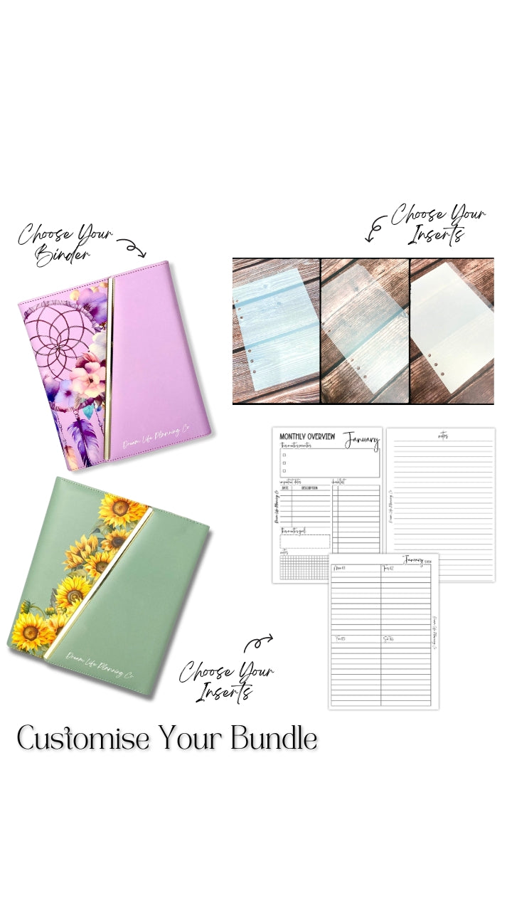 WO2P Quarter Boxes - Planner Bundle (Week On 2 Pages)