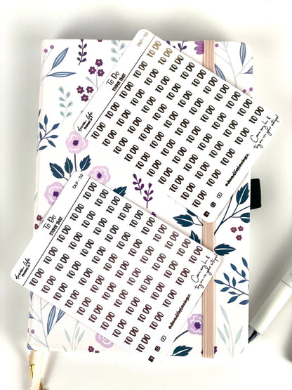 Foiled “To Do” Stickers | Bullet Journal | Planner Stickers | Cute Planner Sticker Sheet | Sticker Sheet | BUJO