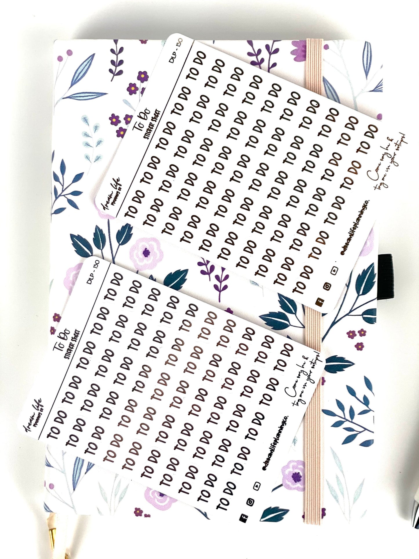 Foiled “To Do” Stickers | Bullet Journal | Planner Stickers | Cute Planner Sticker Sheet | Sticker Sheet | BUJO