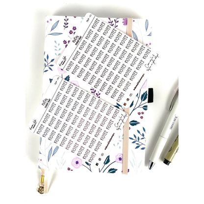 Foiled “Notes” Stickers | Bullet Journal | Planner Stickers | Cute Planner Sticker Sheet | Sticker Sheet | BUJO