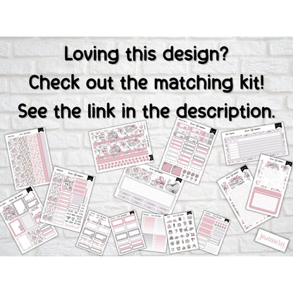 Deco Planner Stickers Love Decorative Planner Stickers for Bullet Journal Stickers Cute Teddy Planner Sticker Sheets Erin Condren Stickers