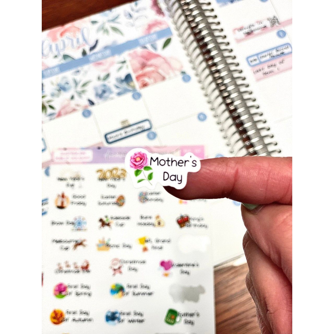 Australian Public Holiday Stickers, Calendar Holiday Stickers, Bullet Journal, Planner, Diary, Calendar Stickers, Planner Sticker Sheet